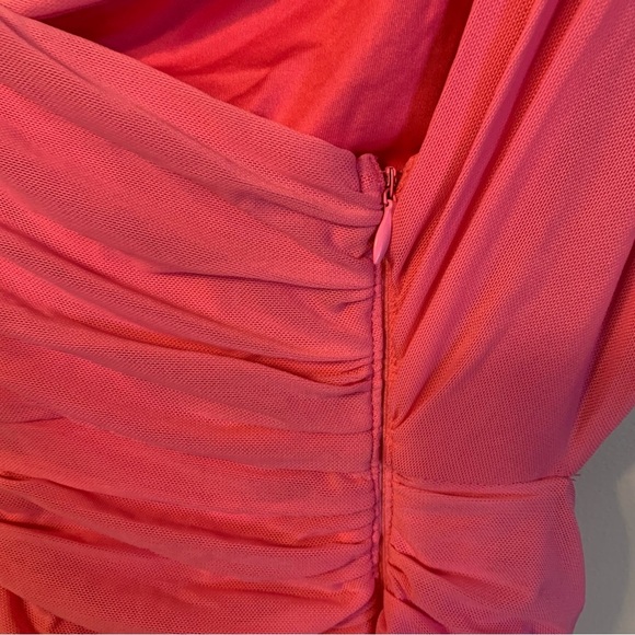 Hello Molly Pink Mini Dress One Shoulder 2 - Picture 11 of 11